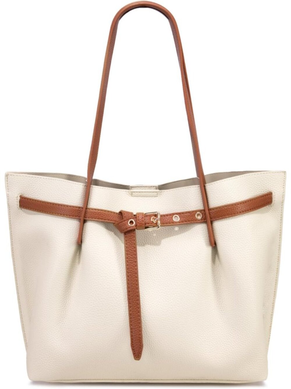 Tote Bag for Women Designer Purses and Handbags with Belted Detailing